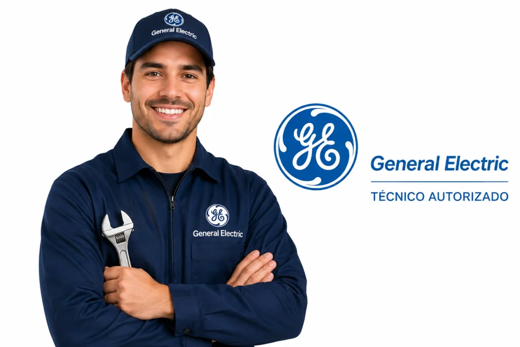 Técnico General Electric realizando mantenimiento preventivo en Costa Rica