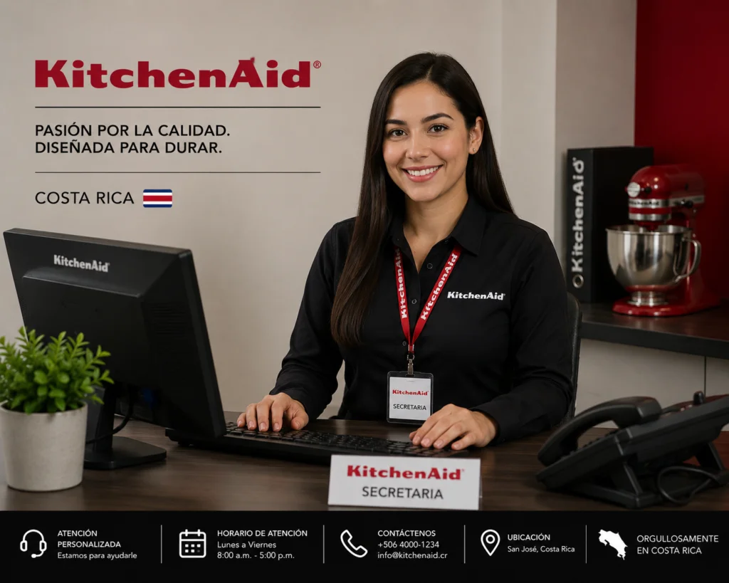 Equipo de atención y técnicos certificados KitchenAid en Costa Rica